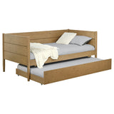 Calinda Wood Twin Daybed With Trundle Natural - Tampa Furniture Outlet