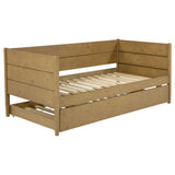 Calinda Wood Twin Daybed With Trundle Natural - Tampa Furniture Outlet