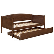 Tampa Furniture Outlet - Coaster - Bozeman Wood Twin Daybed With Trundle Medium Walnut - 300686