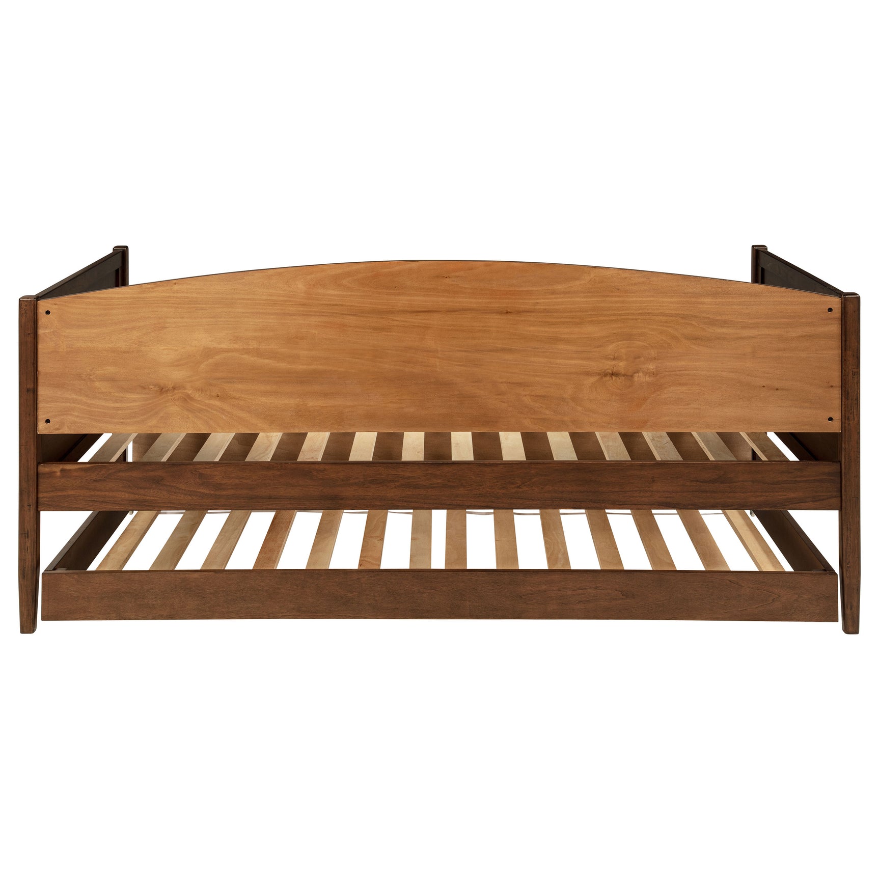 Bozeman Wood Twin Daybed With Trundle Medium Walnut - Tampa Furniture Outlet