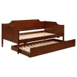 Tampa Furniture Outlet - Coaster - Redding Wood Twin Daybed With Trundle Cherry - 300687