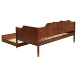 Redding Wood Twin Daybed With Trundle Cherry - Tampa Furniture Outlet
