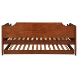 Redding Wood Twin Daybed With Trundle Cherry - Tampa Furniture Outlet