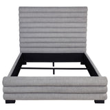 Patricia 58-inch Boucle Upholstered Queen Bed Grey - Tampa Furniture Outlet
