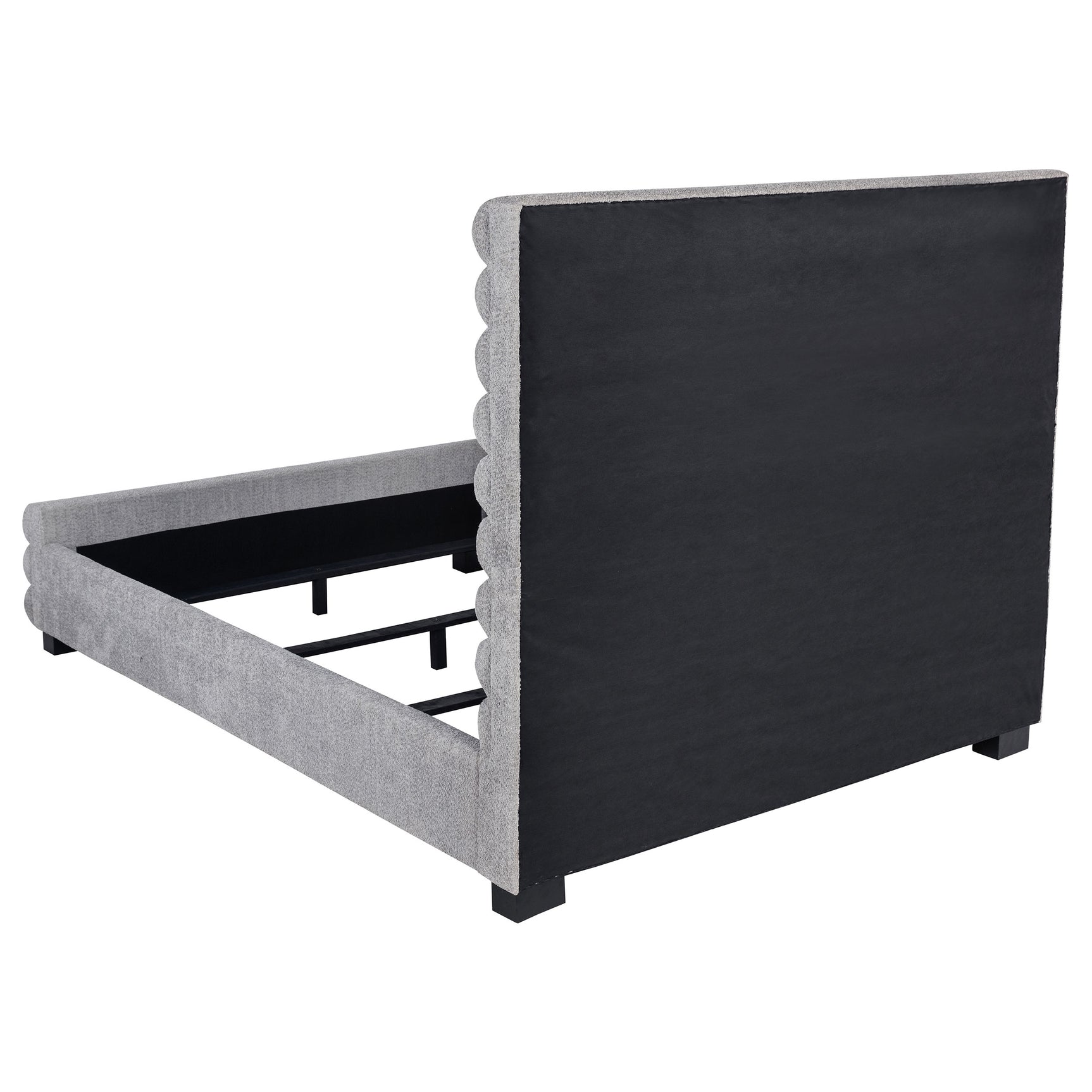 Patricia 58-inch Boucle Upholstered Queen Bed Grey - Tampa Furniture Outlet