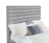 Patricia 58-inch Boucle Upholstered Queen Bed Grey - Tampa Furniture Outlet