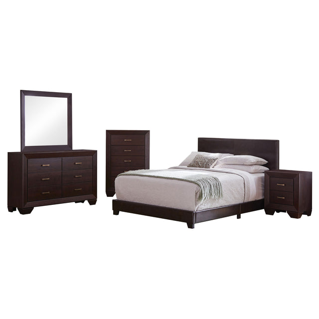 Tampa Furniture Outlet - Coaster - Dorian 5-piece Full Bedroom Set Dark Cocoa - 300762F-S5