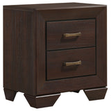 Dorian 4-piece Eastern King Bedroom Set Dark Cocoa - Tampa Furniture Outlet