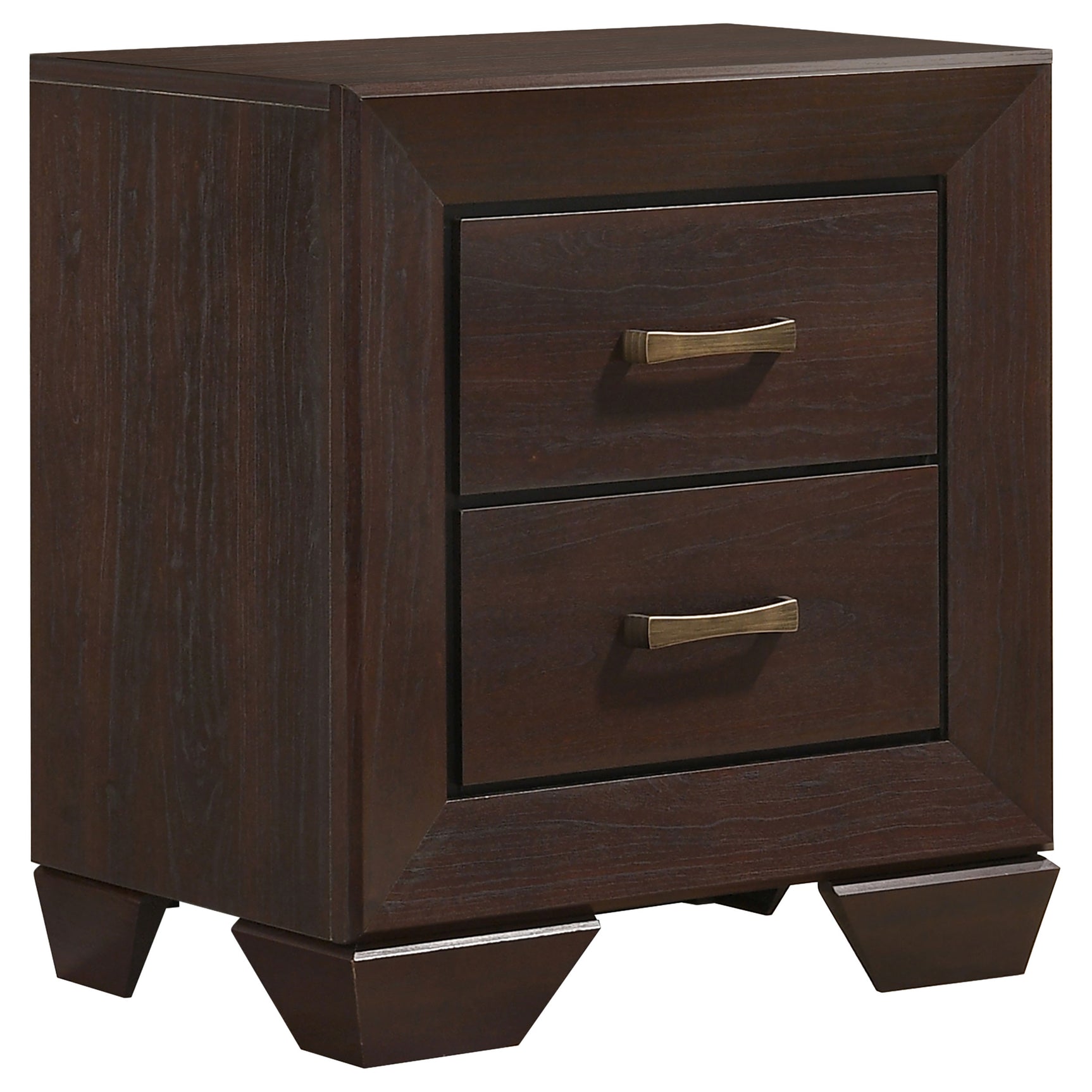 Dorian 5-piece Eastern King Bedroom Set Dark Cocoa - Tampa Furniture Outlet