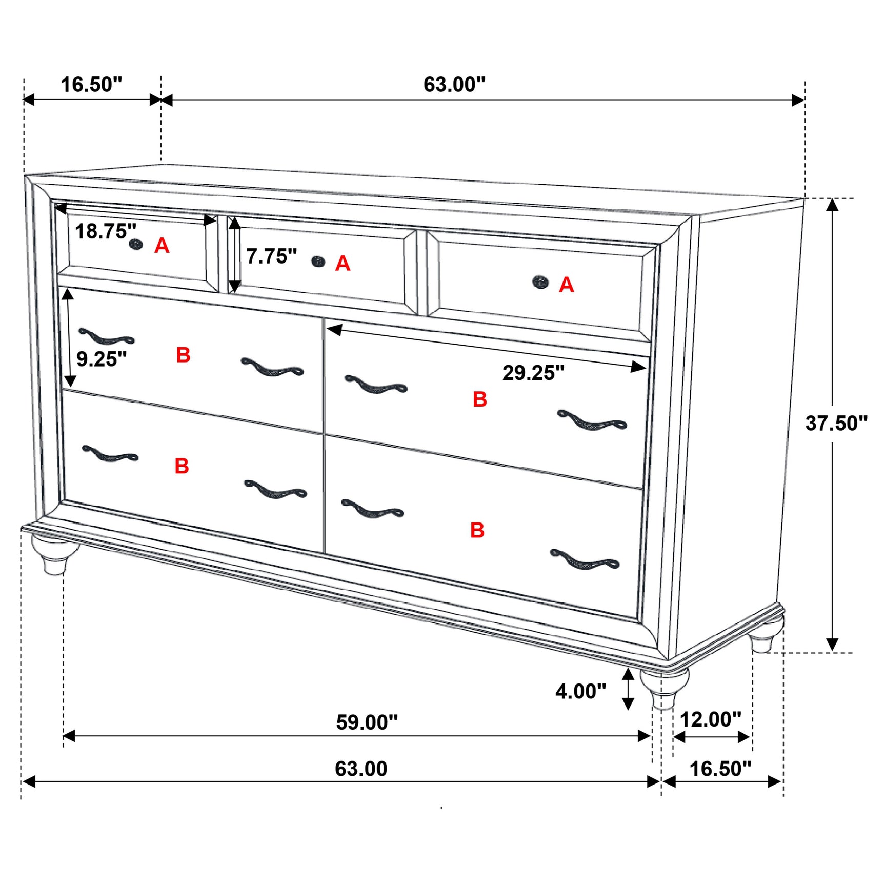 Barzini 4-piece Eastern King Bedroom Set White - Tampa Furniture Outlet