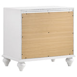 Barzini 4-piece California King Bedroom Set White - Tampa Furniture Outlet