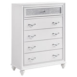 Barzini 5-piece Queen Bedroom Set White - Tampa Furniture Outlet
