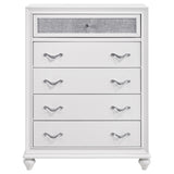 Barzini 5-piece Queen Bedroom Set White - Tampa Furniture Outlet