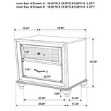 Barzini 5-piece Queen Bedroom Set White - Tampa Furniture Outlet