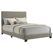 Tampa Furniture Outlet - Coaster - Dorian Fabric Upholstered Full Panel Bed Taupe - 300851F