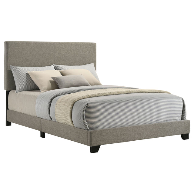 Tampa Furniture Outlet - Coaster - Dorian Fabric Upholstered Full Panel Bed Taupe - 300851F