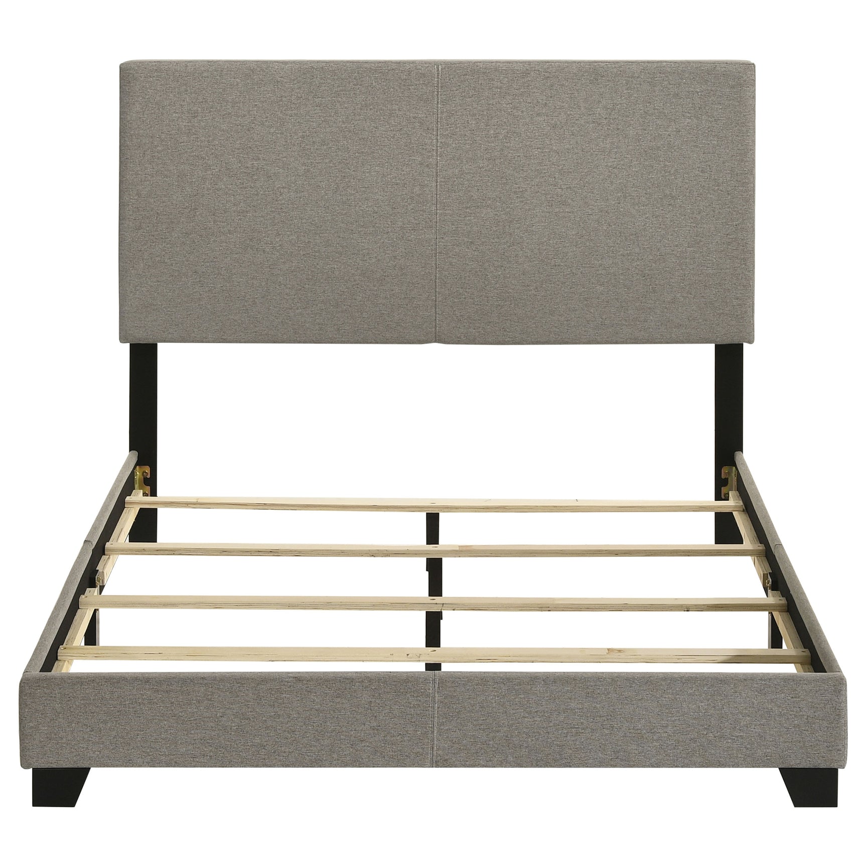 Dorian Fabric Upholstered Full Panel Bed Taupe - Tampa Furniture Outlet