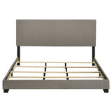 Dorian Fabric Upholstered California King Panel Bed Taupe - Tampa Furniture Outlet