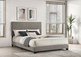 Dorian Fabric Upholstered Queen Panel Bed Taupe - Tampa Furniture Outlet