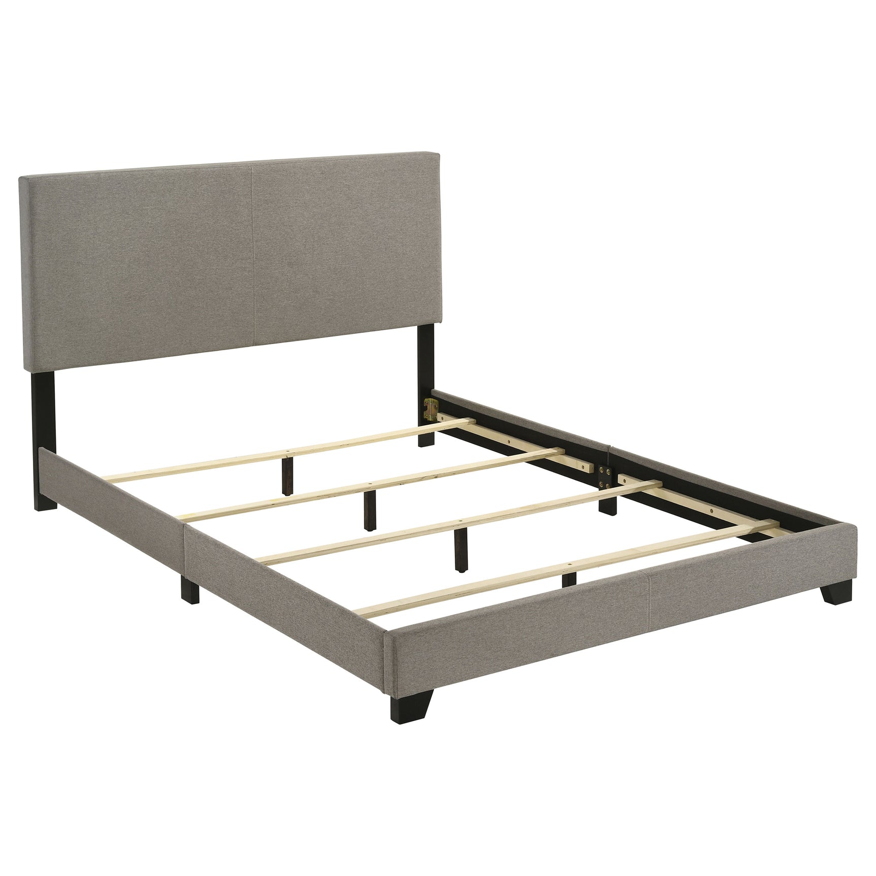 Dorian Fabric Upholstered Queen Panel Bed Taupe - Tampa Furniture Outlet