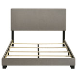 Dorian Fabric Upholstered Queen Panel Bed Taupe - Tampa Furniture Outlet