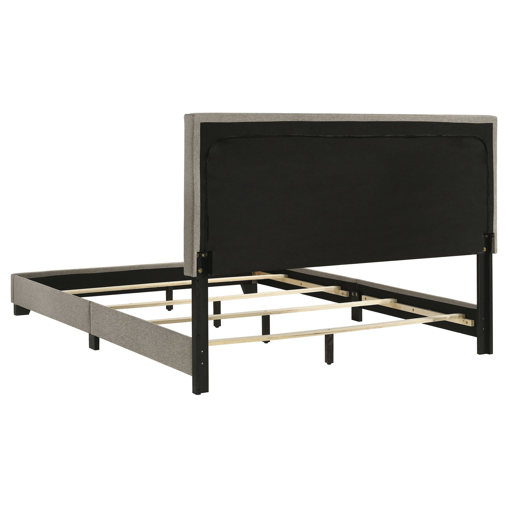 Dorian Fabric Upholstered Queen Panel Bed Taupe - Tampa Furniture Outlet