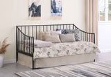 Newbury Metal Twin Daybed Bed Frame Matte Black - Tampa Furniture Outlet