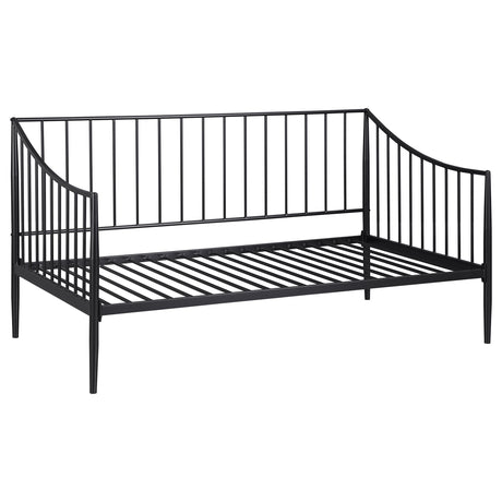 Tampa Furniture Outlet - Coaster - Newbury Metal Twin Daybed Bed Frame Matte Black - 301056