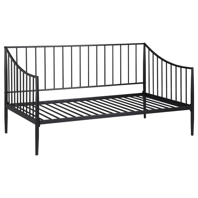 Tampa Furniture Outlet - Coaster - Newbury Metal Twin Daybed Bed Frame Matte Black - 301056
