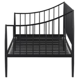 Newbury Metal Twin Daybed Bed Frame Matte Black - Tampa Furniture Outlet
