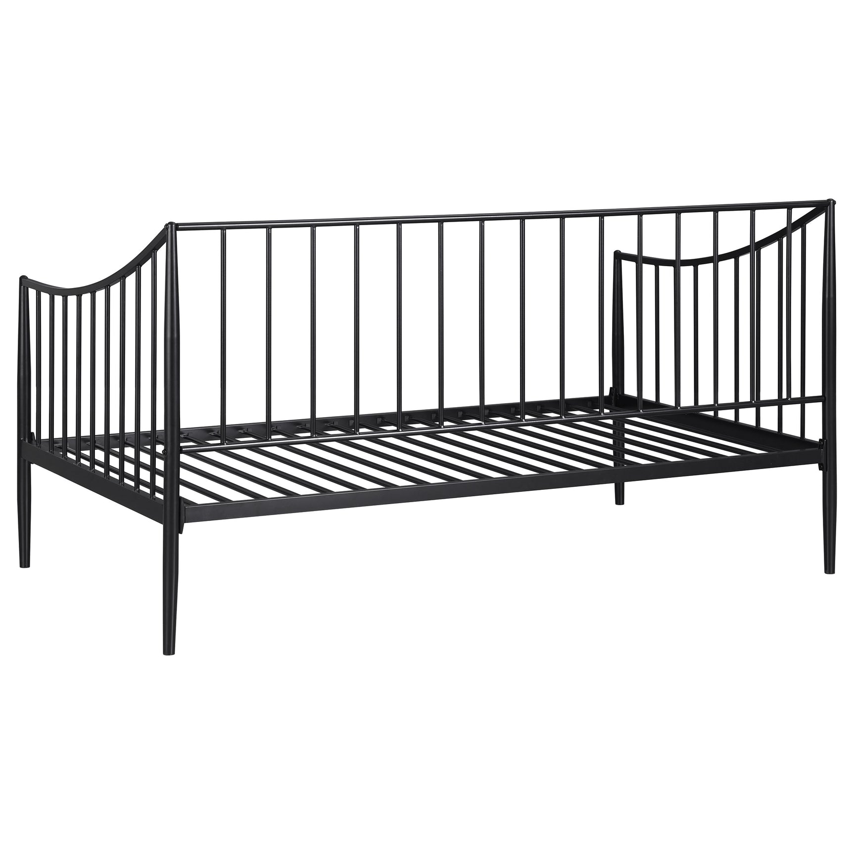 Newbury Metal Twin Daybed Bed Frame Matte Black - Tampa Furniture Outlet