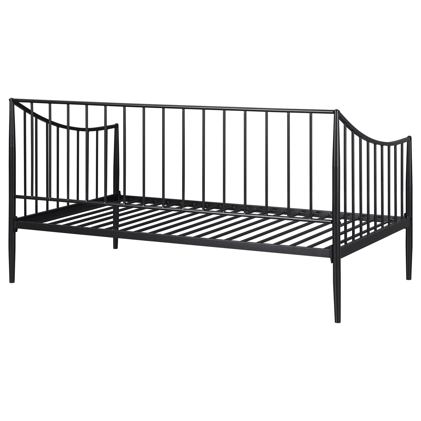 Newbury Metal Twin Daybed Bed Frame Matte Black - Tampa Furniture Outlet