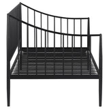 Newbury Metal Twin Daybed Bed Frame Matte Black - Tampa Furniture Outlet