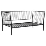 Tampa Furniture Outlet - Coaster - Richland Metal Twin Daybed Bed Frame Matte Black - 301057