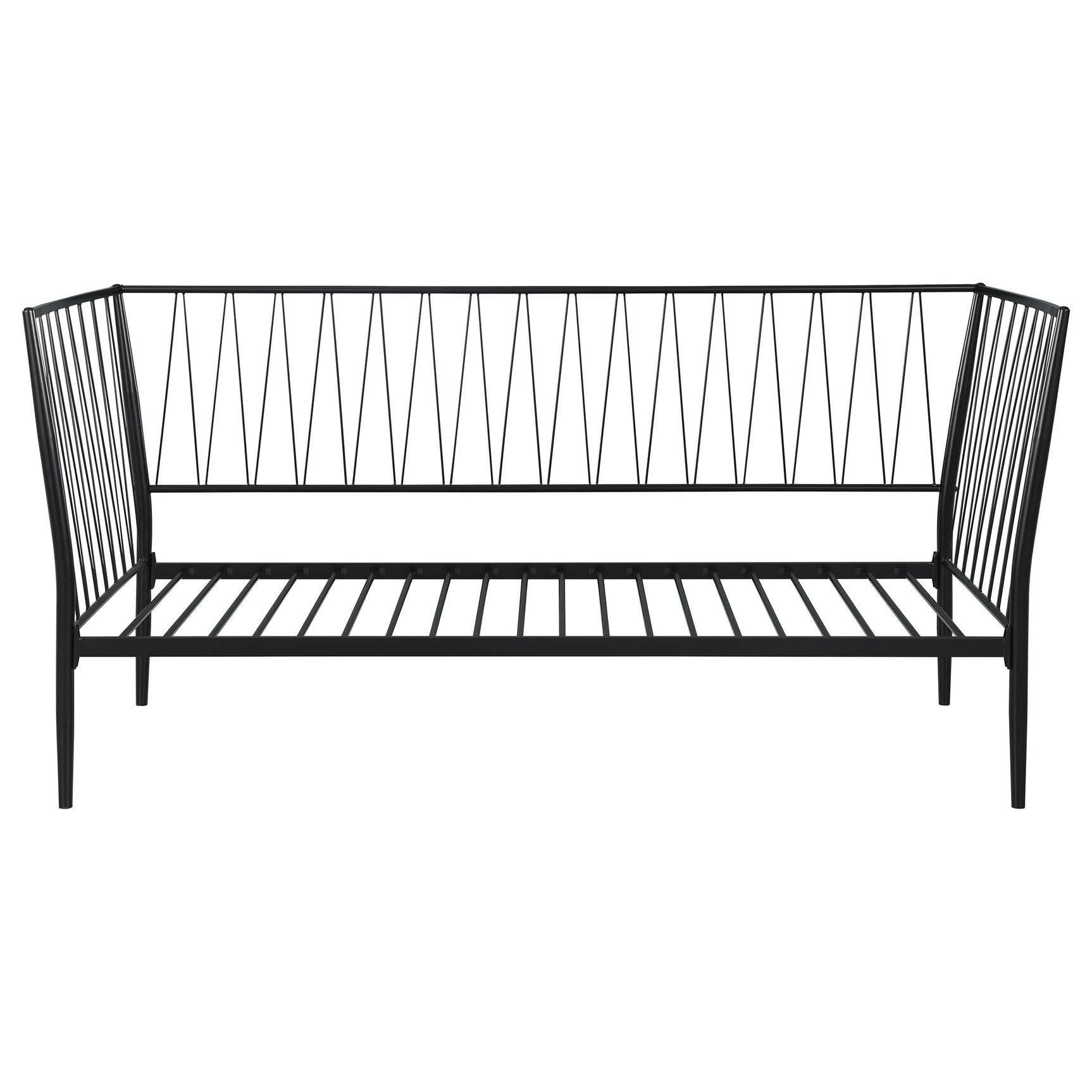 Richland Metal Twin Daybed Bed Frame Matte Black - Tampa Furniture Outlet