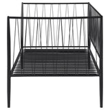 Richland Metal Twin Daybed Bed Frame Matte Black - Tampa Furniture Outlet