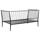 Richland Metal Twin Daybed Bed Frame Matte Black - Tampa Furniture Outlet