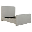 Tampa Furniture Outlet - Coaster - Wren Upholstered Queen Panel Bed Grey - 302052Q