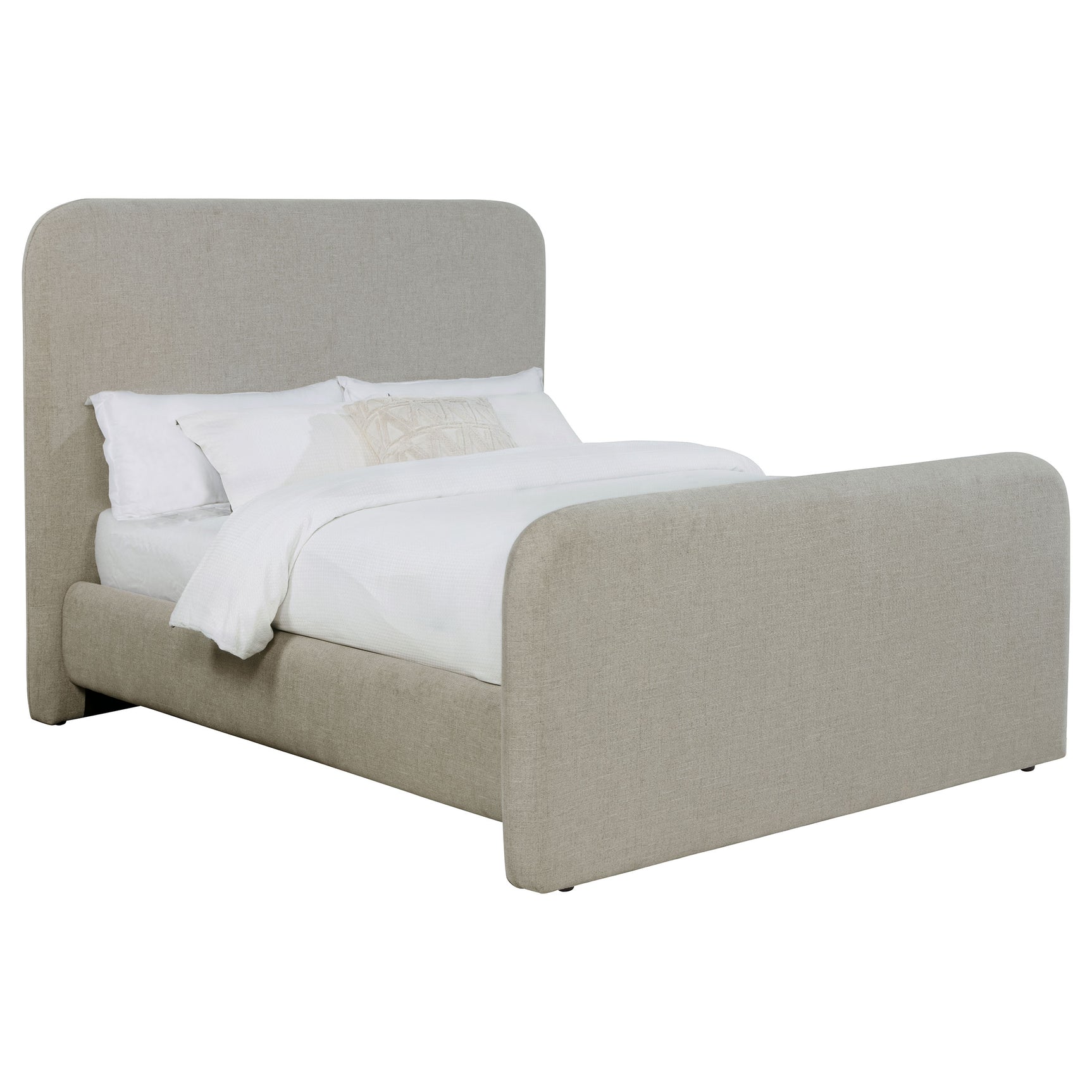 Wren Upholstered Queen Panel Bed Grey - Tampa Furniture Outlet