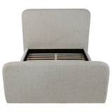 Wren Upholstered Queen Panel Bed Grey - Tampa Furniture Outlet