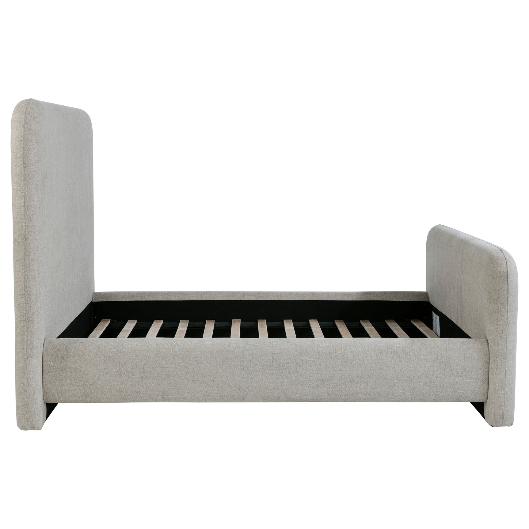 Wren Upholstered Queen Panel Bed Grey - Tampa Furniture Outlet