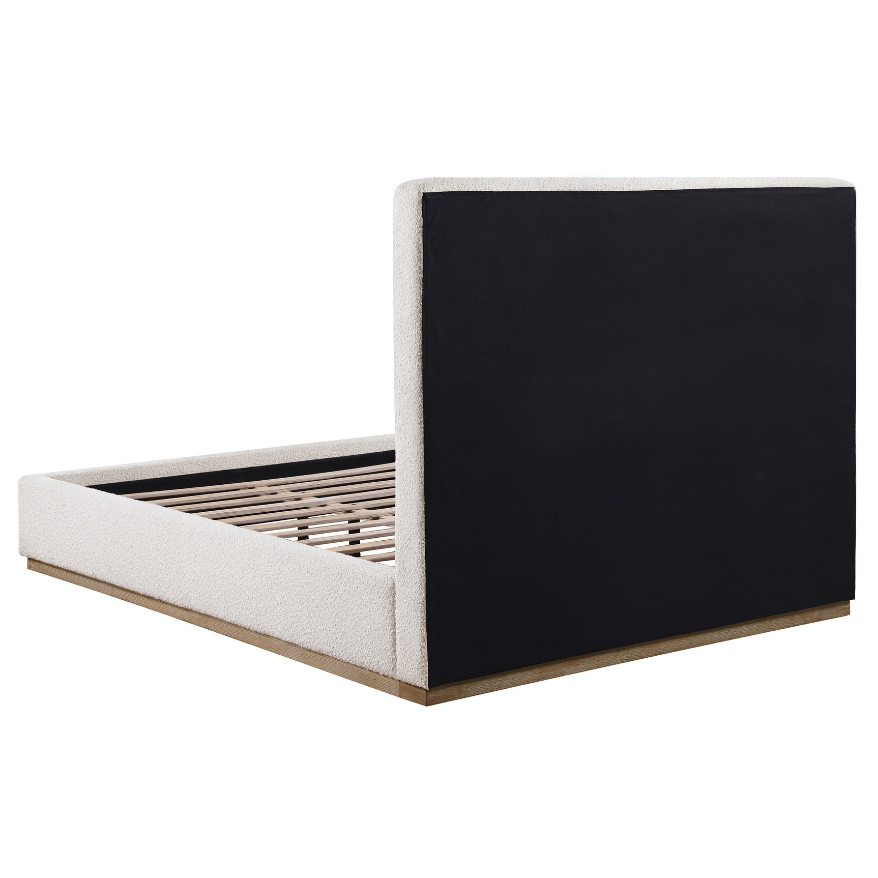 Knox Upholstered Queen Panel Bed Cream - Tampa Furniture Outlet
