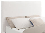Knox Upholstered Queen Panel Bed Cream - Tampa Furniture Outlet