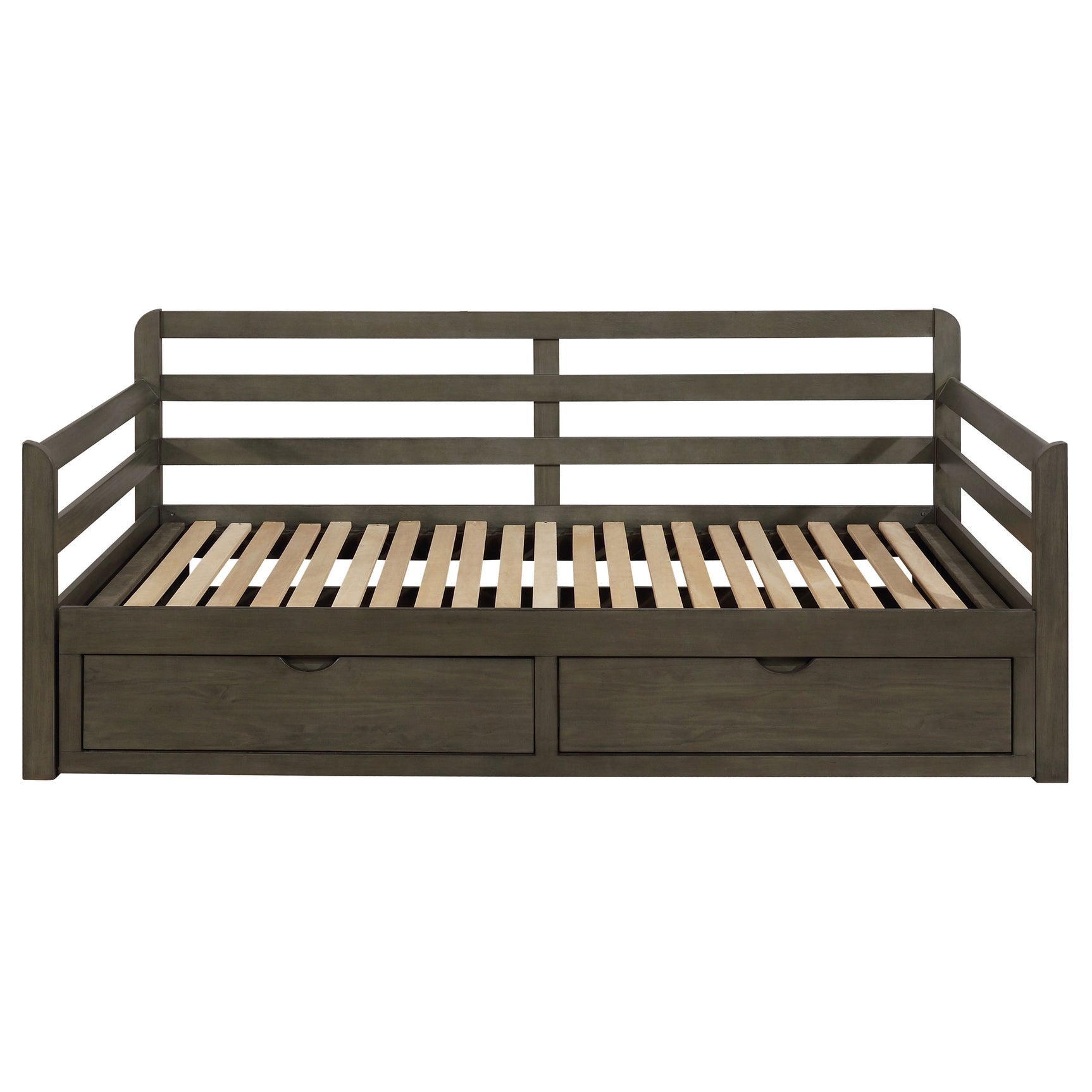 Sorrento 2-drawer Twin XL Daybed with Extension Trundle Grey - Tampa Furniture Outlet