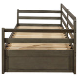Sorrento 2-drawer Twin XL Daybed with Extension Trundle Grey - Tampa Furniture Outlet