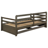 Sorrento 2-drawer Twin XL Daybed with Extension Trundle Grey - Tampa Furniture Outlet