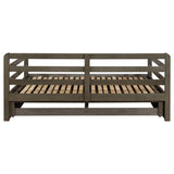 Sorrento 2-drawer Twin XL Daybed with Extension Trundle Grey - Tampa Furniture Outlet