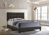 Mapes Upholstered Full Panel Bed Charcoal - Tampa Furniture Outlet