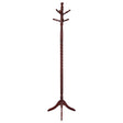 Tampa Furniture Outlet - Coaster - Riona 6 Hook Freestanding Wood Coat Rack Hat Hanger Merlot - 3058