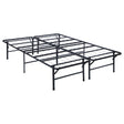 Tampa Furniture Outlet - Coaster - Mabel Metal Queen Mattress Support Platform Bed Black - 305957Q